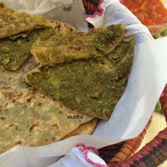 Stuffed Matar ka Paratha A picture of Stuffed Matar ka Paratha.