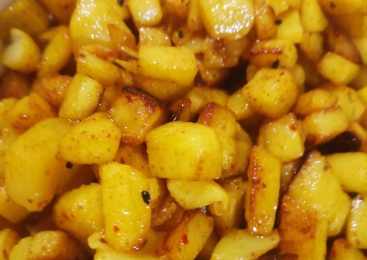 Step-by-Step Guide to Prepare Favorite Chatpata cubes potatoes