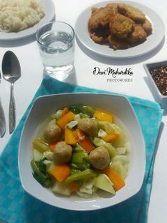 Foto resep Sop Sayur, Perkedel, dan Sambal Kecap - Sarapan #day4