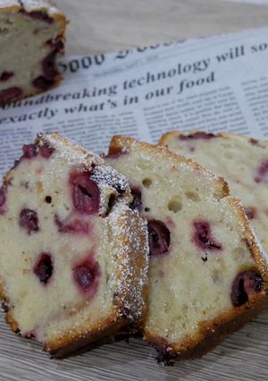 Meggyes pound cake recept fotója