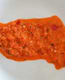 Ανοιξιάτικο pesto κόκκινης πιπεριάς