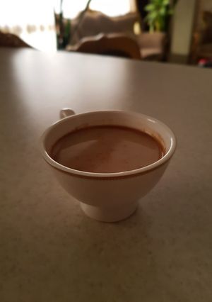 عکسی از دستور شیر قهوه(نحوه دم قهوه)