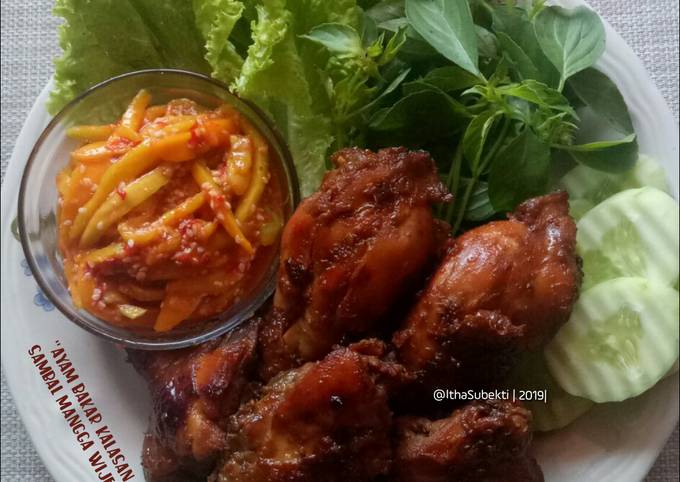 44. Ayam Bakar Kalasan Sambal Mangga Wijen