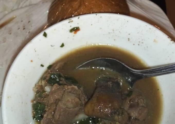 Goat meat peppersoup