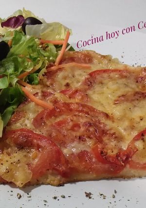 Foto principal de Quiche de tomate y mozzarella