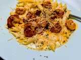 shrimp cream pasta