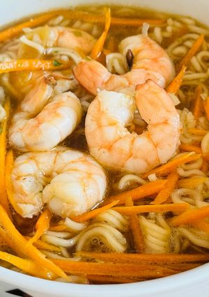Hình của món Mì Tôm Cà Rốt.