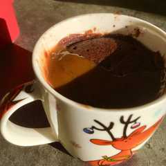 Una foto de Mug cake de chocolate