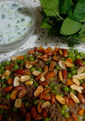 صورة لوصفة رز بالبزاليا 👌😋😋