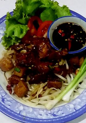 รูปของ ก๋วยเตี๋ยวทรงเครื่องไก่