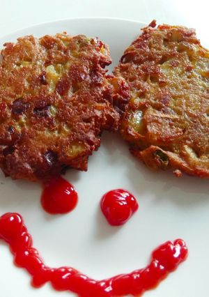 পোটাটো চীজ প্যান কেক (Potato cheese pancake recipe in Bengali) রেসিপির প্রধান ছবি