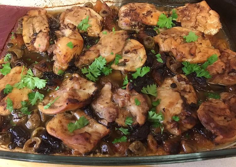 Easiest Way to Prepare Homemade Easy Moroccan chicken #mycookbook