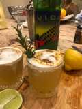 Burnt Lemon Mezcal Margarita