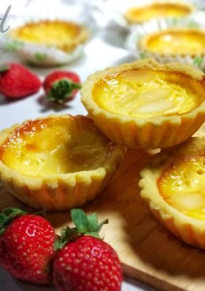 Foto resep Pie susu almond slice