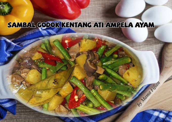 Sambal Godok Kentang Ati Ampela Ayam