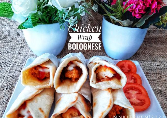 Chicken Wrap Bolognese (Kebab Ayam)
