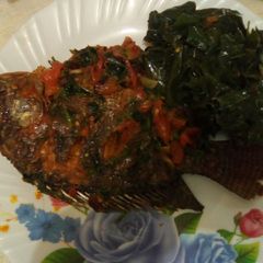 A picture of Fish stew.