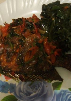 A picture of Fish stew.