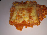 Lasaña pollo maíz