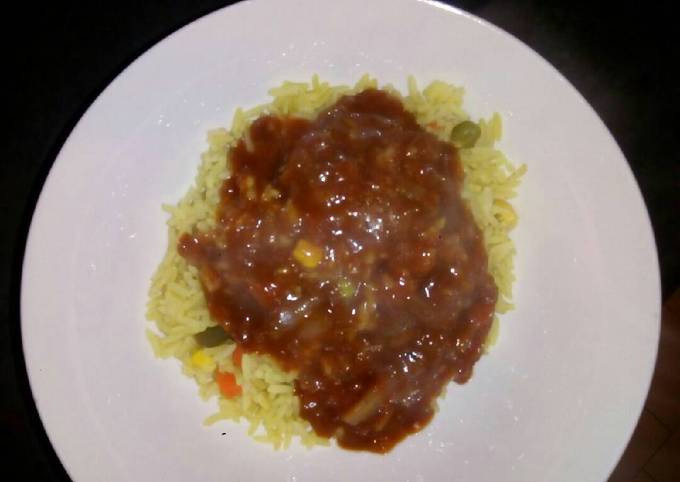 Steps to Make Thomas Keller Savoury rice &amp; Tomato gravy