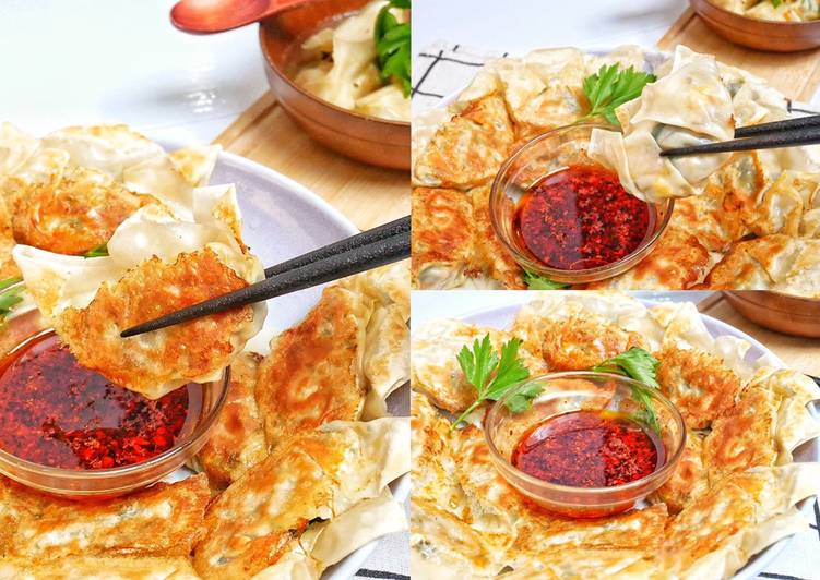 Resep Gyoza / Pangsit Isi Telur Sayur yang Enak