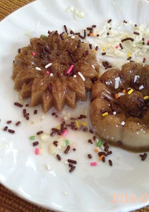 Foto resep Puding Bunga White Coffee Grande