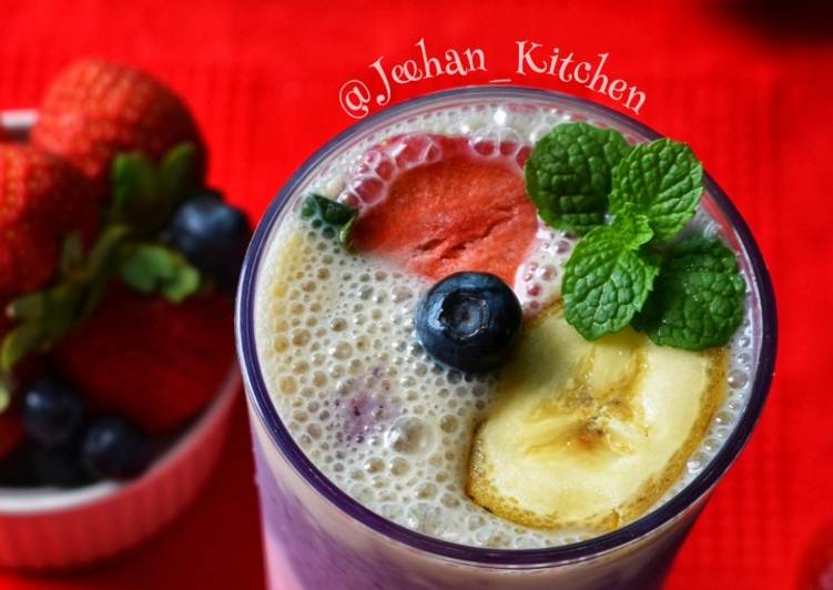 SMOOTHIE Pisang Berries Oats