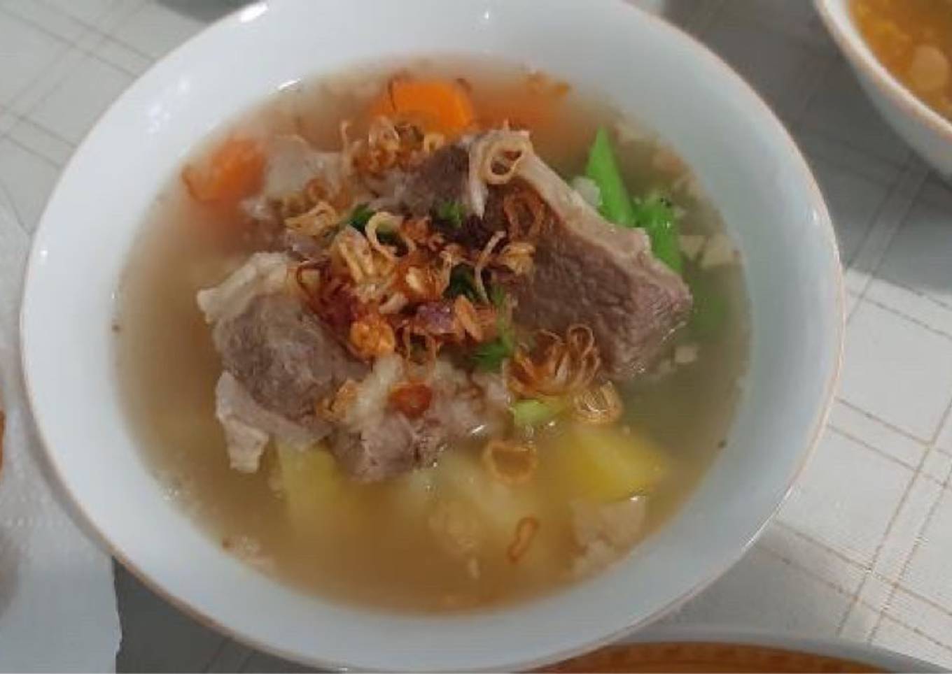Sop iga daging sapi suegerrrr