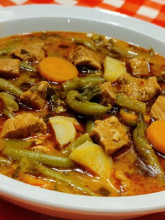 Zöldbab "gulyás" recept fotója