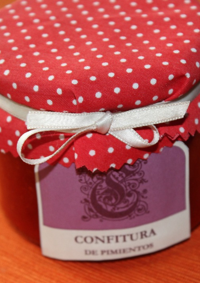 Una foto de Confitura de pimientos rojos