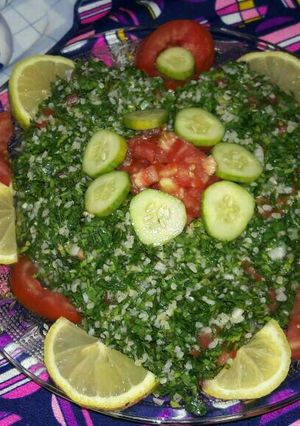 صورة لوصفة تبولة 😍🍅🌿🍋