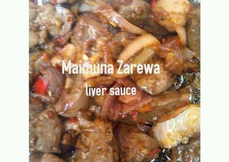 Easiest Way to Prepare Perfect Liver sauce