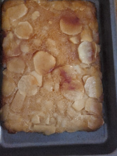 Una foto de Torta de manzana invertida