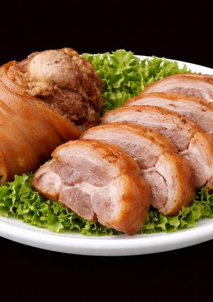 Hình của món SP.0232 - Giò Heo Muối Ngũ Vị Hấp.