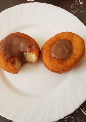 Fánk csokipudinggal recept fotója