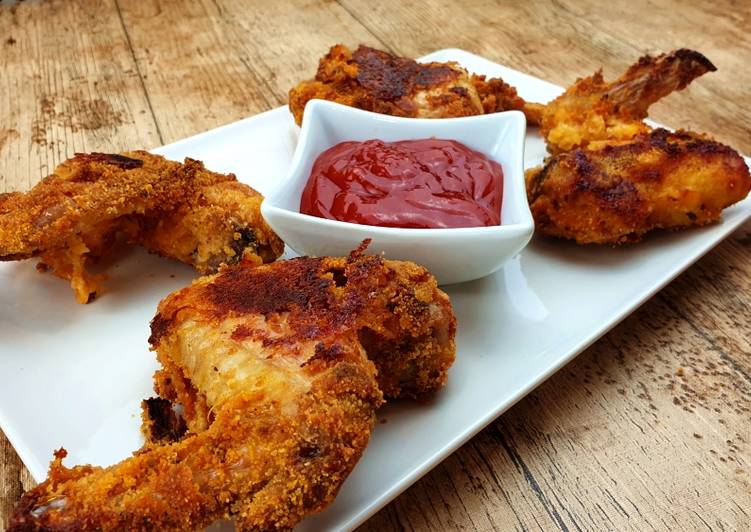 Alitas de pollo crujientes al horno Receta de Belén "En Mi Salsa Cocina"- Cookpad