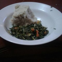 A picture of Fried Kale.