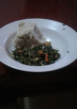 A picture of Fried Kale.