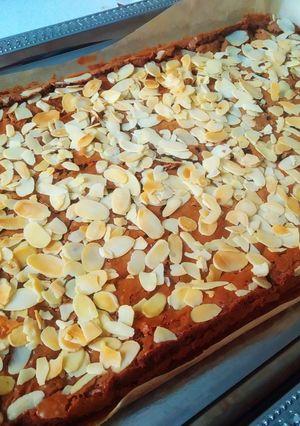 Mandulás brownie recept fotója