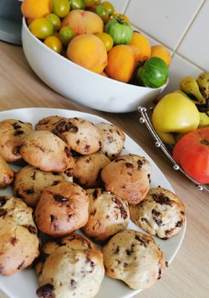 Une photo de Cookies banane choco