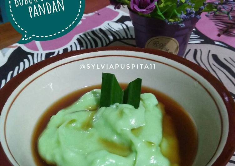 Bubur sumsum pandan lembut