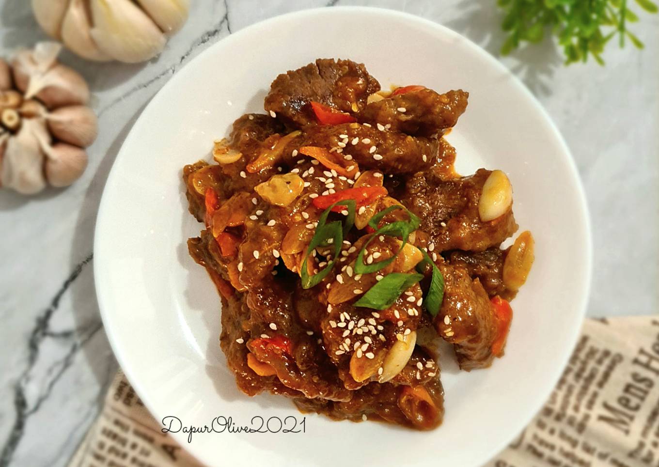 Korean Spicy Beef ala Dapur Kobe