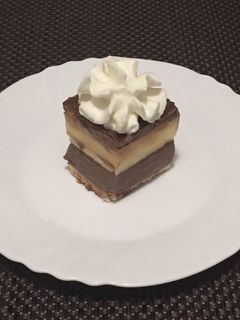 Pudingos kocka recept fotója