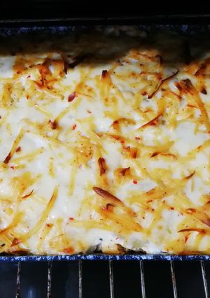 Darálthúsos rakott krumpli recept fotója