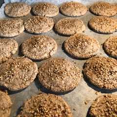 Una foto de Galletas de sésamo
