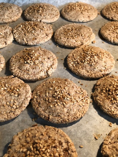 Una foto de Galletas de sésamo
