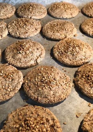 Una foto de Galletas de sésamo