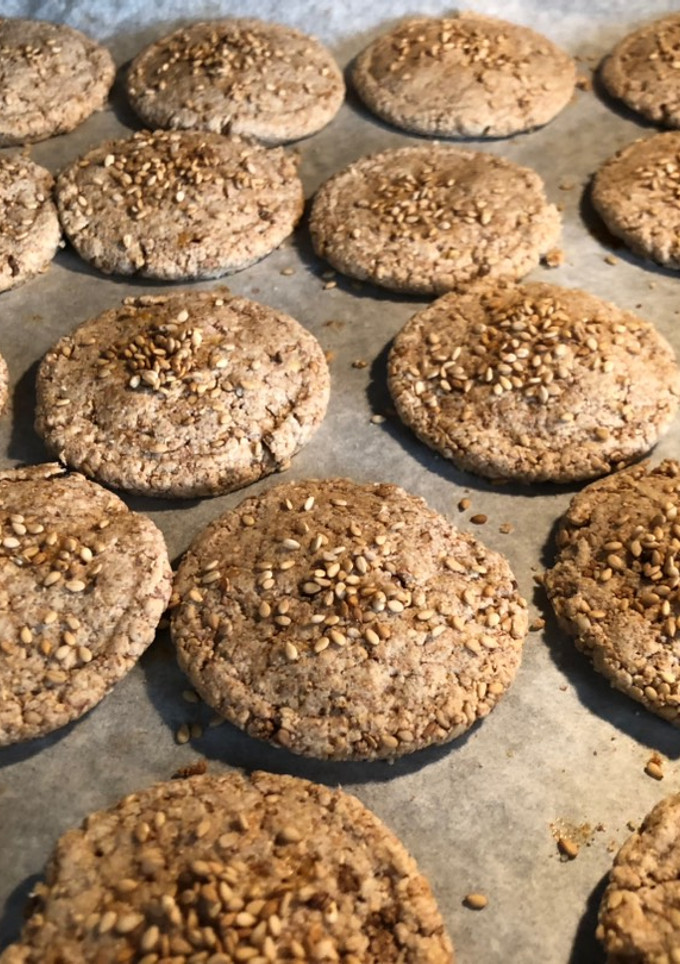 Una foto de Galletas de sésamo