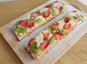 Una foto de crema pastelera de kiwi