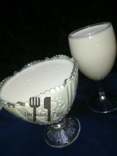 A picture of Kunun soya beans.